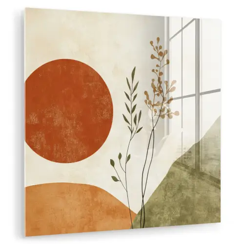 Zon - Abstract - Takken - Oranje plexiglas 5mm klein -zzzproduct_nieuw