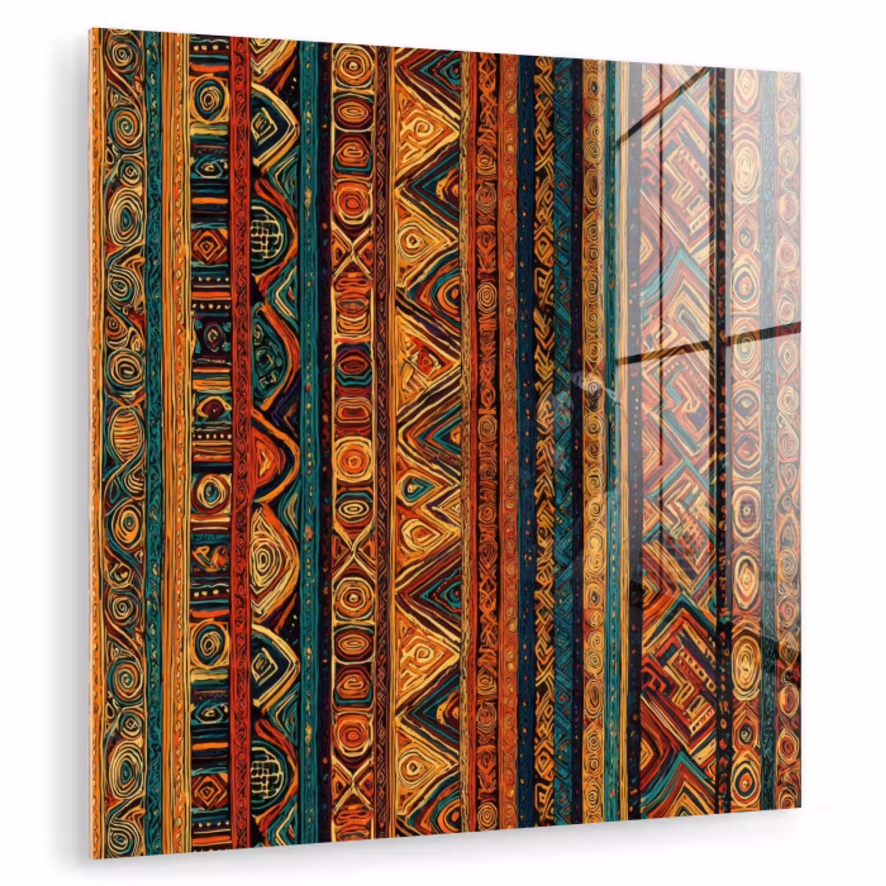 Kleurrijk - Etnisch - Folkloristisch - Patroon plexiglas 5mm klein 11 -zzzproduct_nieuw
