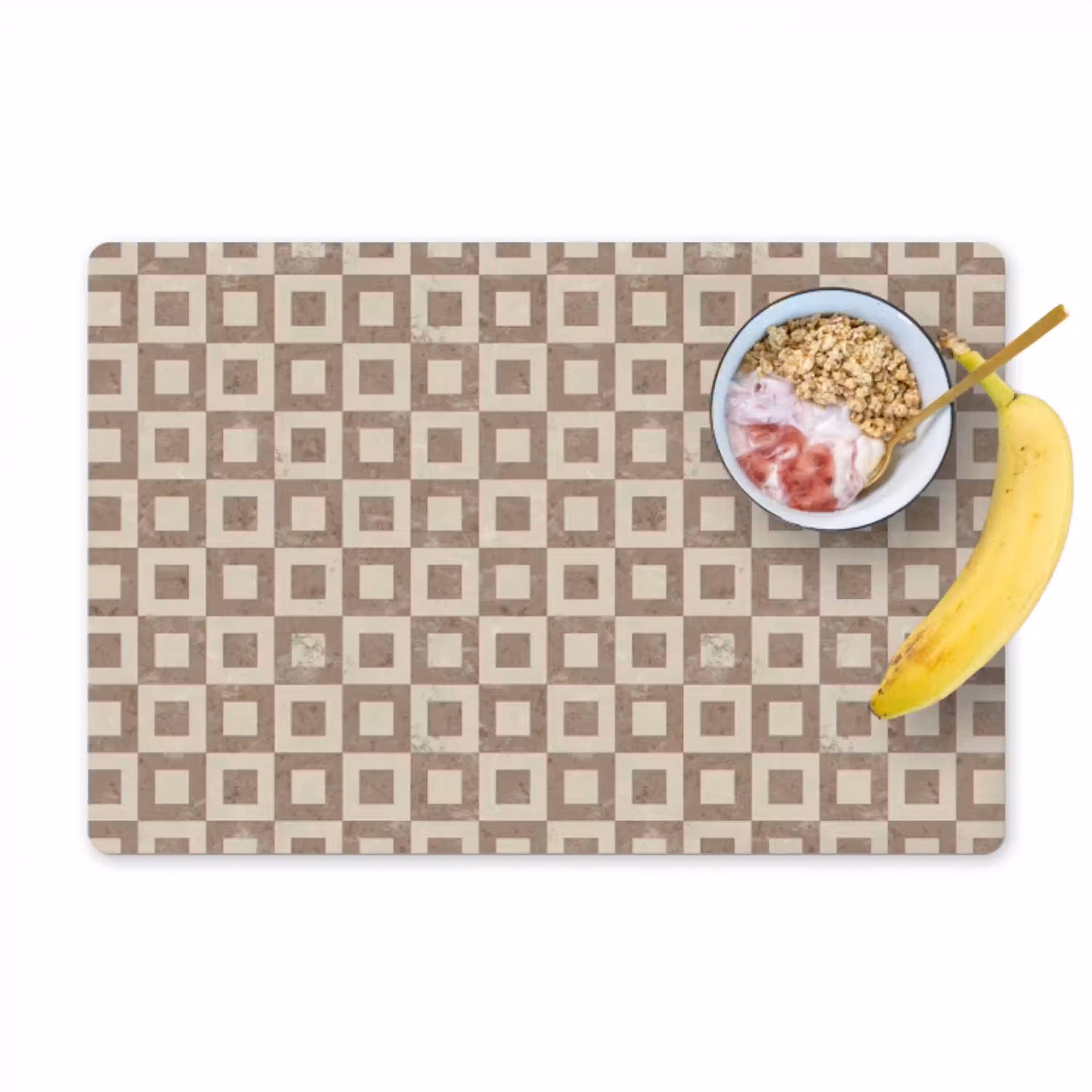 Patroon - Marmer - Beige Placemat vinyl groot 368 -zzzproduct_Kitchenyeah-website