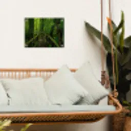 Groene Oase van Rust tuinposter los doek klein -sfeer7