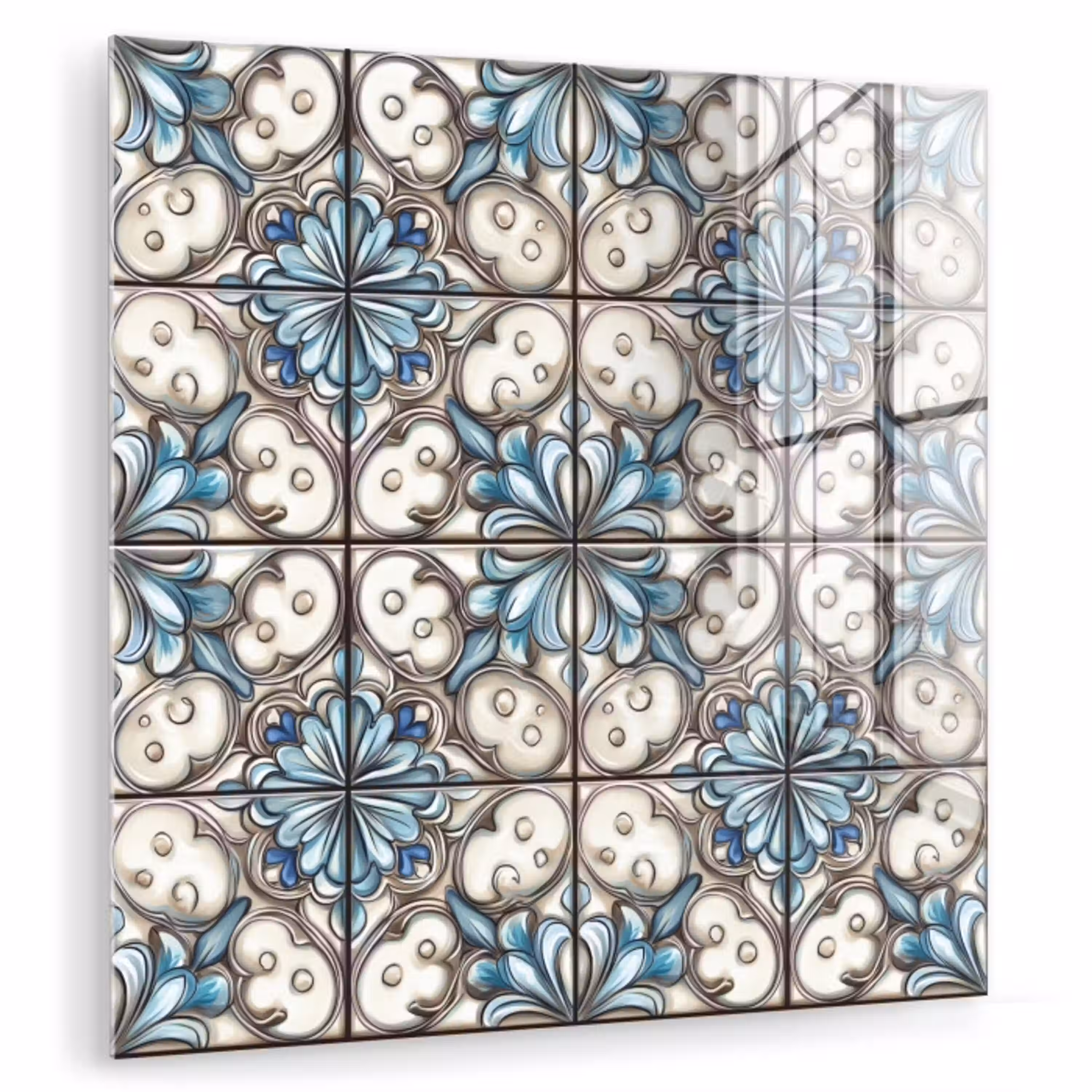Barok - Tegel - Kleurrijk plexiglas 5mm klein 11 -zzzproduct_nieuw