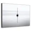 Zeilboot - Zwart - Water - Silhouet Textielframe zwart klein -3d