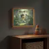 Voetbal - Jongen - Bos Light Box met batterij (Wandlamp kind) middel -sfeer5_kind