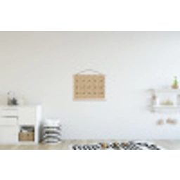 Elegant - Antiek - Kleurrijk textielposter latten blank klein 122 -kinderkamer