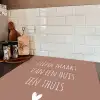 Spreuken - Liefde maakt van een huis een thuis - Quotes Inductie beschermer vinyl 3mm middel -sfeer3