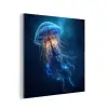 Kwal - Lichtgevend - Tentakels - Blauw aluminium wit klein -3d