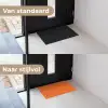 See te good - Paars - Oranje Deurmat klein -voor-na_NL