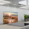 Duin - Planten - Zonsondergang - Strand - Zee keuken achterwand spatscherm klein -3d_schuin