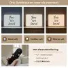 Minimalistisch - Beige - Love Light Box met batterij (Wandlamp) middel -USP_lichtkleurNL