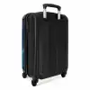 Heks op een bezem in de nacht NBS - Handbagage koffer - Kinderen Unisex middel -achterkant