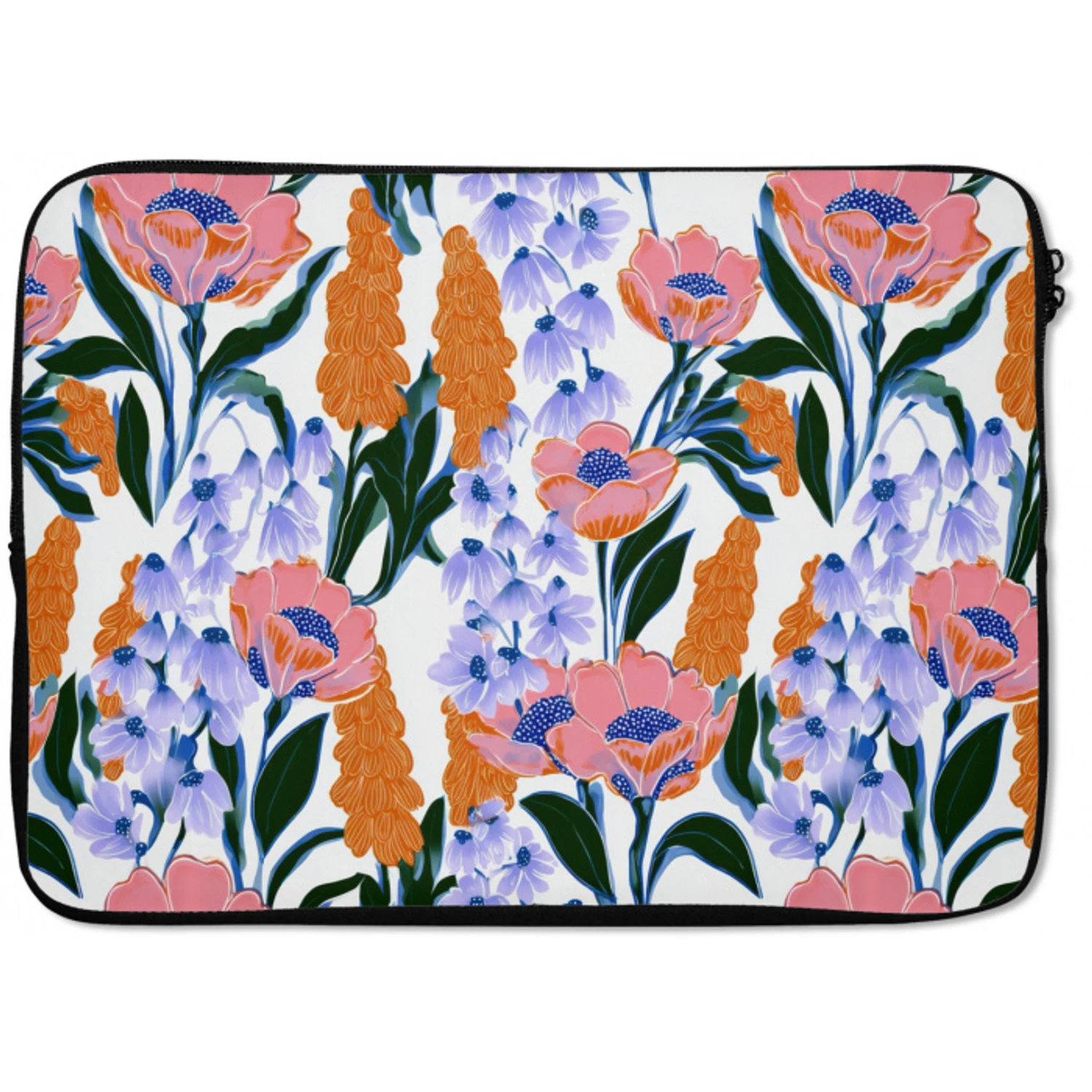 Patroon - Aquarel - Kleurrijk laptophoes neopreen klein 279 -zkaufland3dotto
