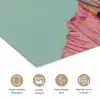 Hond - Overhemd - Bloemen - Bril poster papier klein -closeup_NL