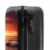 Rotsachtig strand bij zonsondergang NBS - Handbagage koffer - Unisex middel -slot