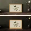 Tak - Groene Bladeren - Vruchten Light Box met kabel (Tafellamp) klein -sfeer3