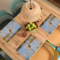 Vogel - Steltloper - Water - Natuur Placemat vinyl groot -zzsfeer5_Kitchenyeah-website