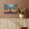 Kunst - Levensboom - Bloemen - Hippie PET vilt klein -sfeer4