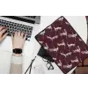 Kraanvogels - Klassiek - Bordeaux laptophoes neopreen klein 279 -bureau