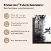 Eenden - Waterlelies - Riet - Zwart Inductie beschermer vinyl 3mm middel -zzzzzzusp-haakje_NL