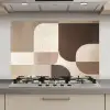 Geometrisch - Geweven structuur - Modern keuken achterwand spatscherm klein -3d_website