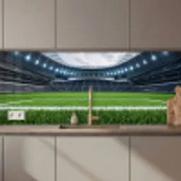 Voetbal - Stadion - Sport - Groen keuken achterwand 2 middel zz_3dshopping