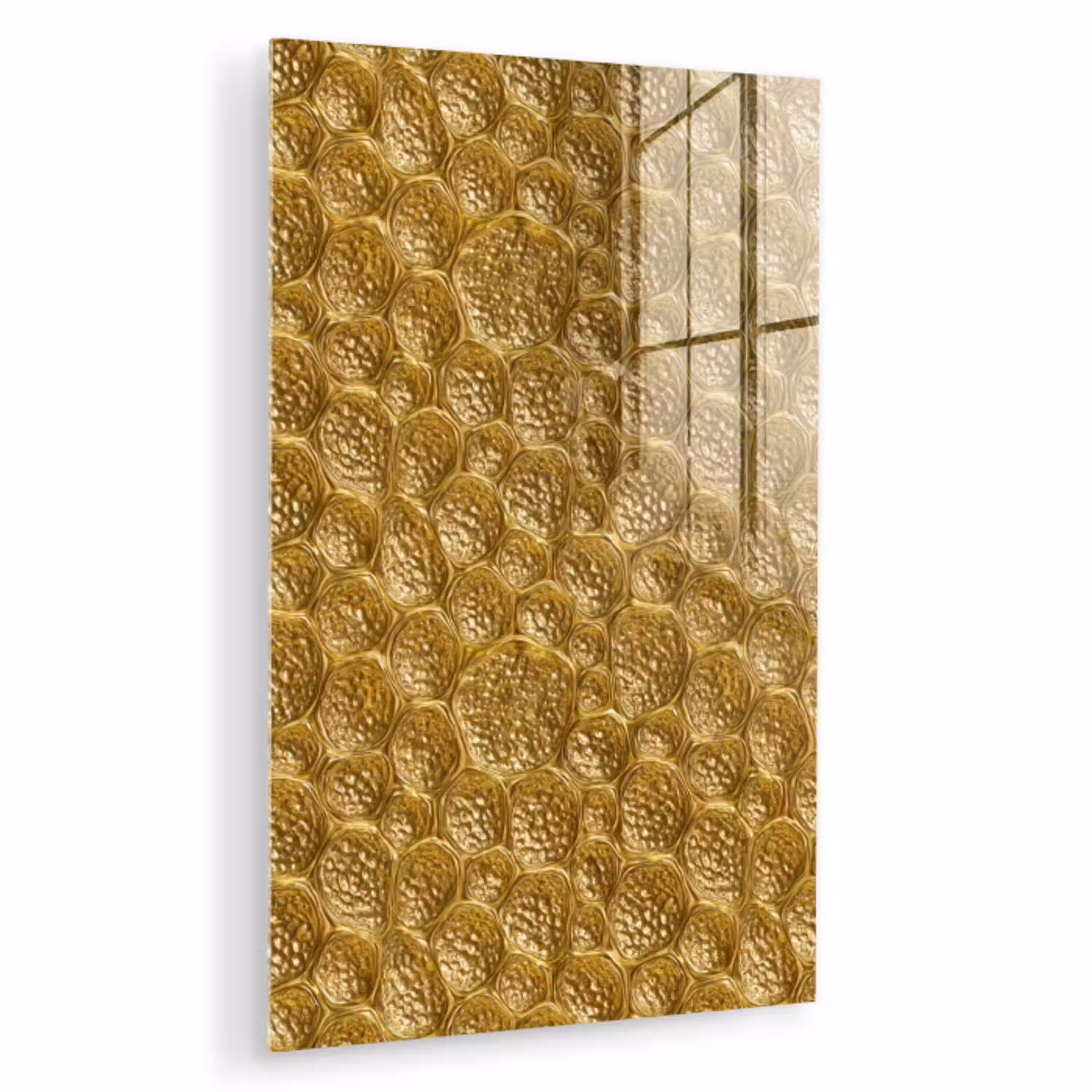 Gehamerd - Mozaïek - Antiek - Goud plexiglas 5mm klein 9 -zzzproduct_nieuw