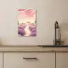 Lavendelveld - Huis - Paars KitchenYeah - Keuken - Canvas klein -sfeer2