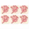 Koraal - Stipjes - Roze onderzetter kurk middel -3d