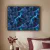 Donker - Blauw - Bliksem Textielframe - compleet frame klein 947 -sfeer1