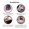 Tequila texted you - Roze - Blauw Inductie beschermer vinyl 3mm klein -zzzzzzz-cc-werking