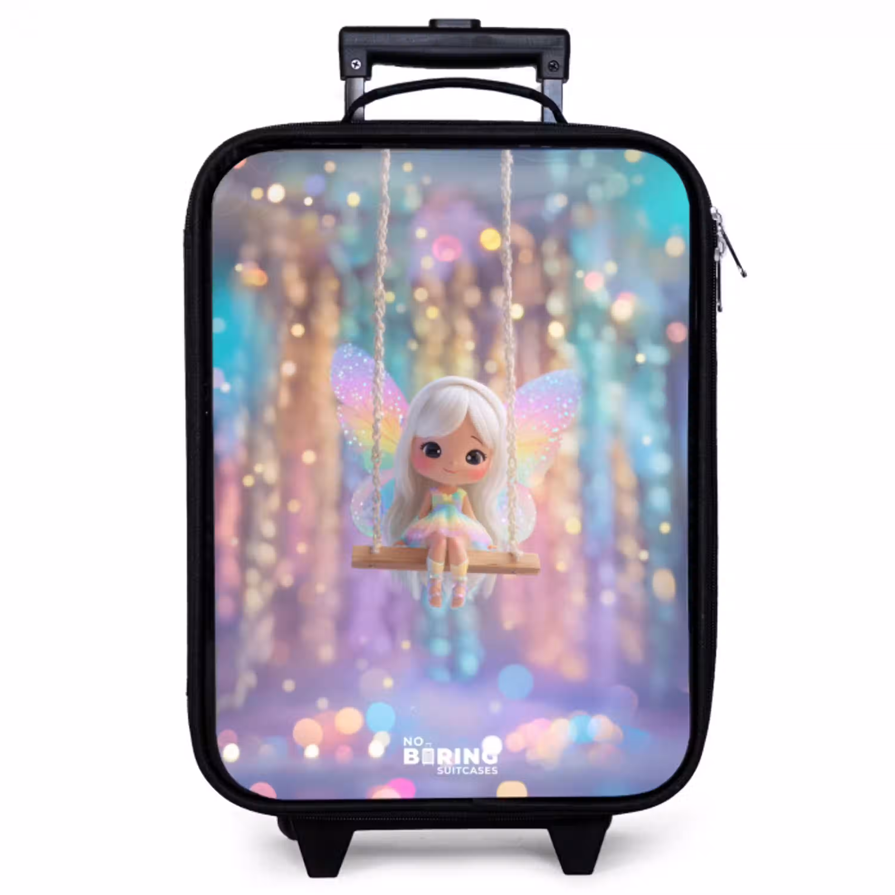 Fee - Elf - Regenboog Kinderkoffer - Zwart klein -zzz_website3d