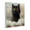 Kat - Bad - Zwart - Dieren - Schuim plexiglas 5mm klein -z3d