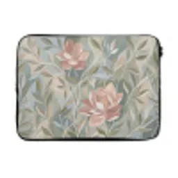 Elegant - Romantiek - Roze laptophoes neopreen klein -3d
