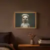 Dier - Kok - Stokstaartje Light Box met batterij (Wandlamp) middel -sfeer4