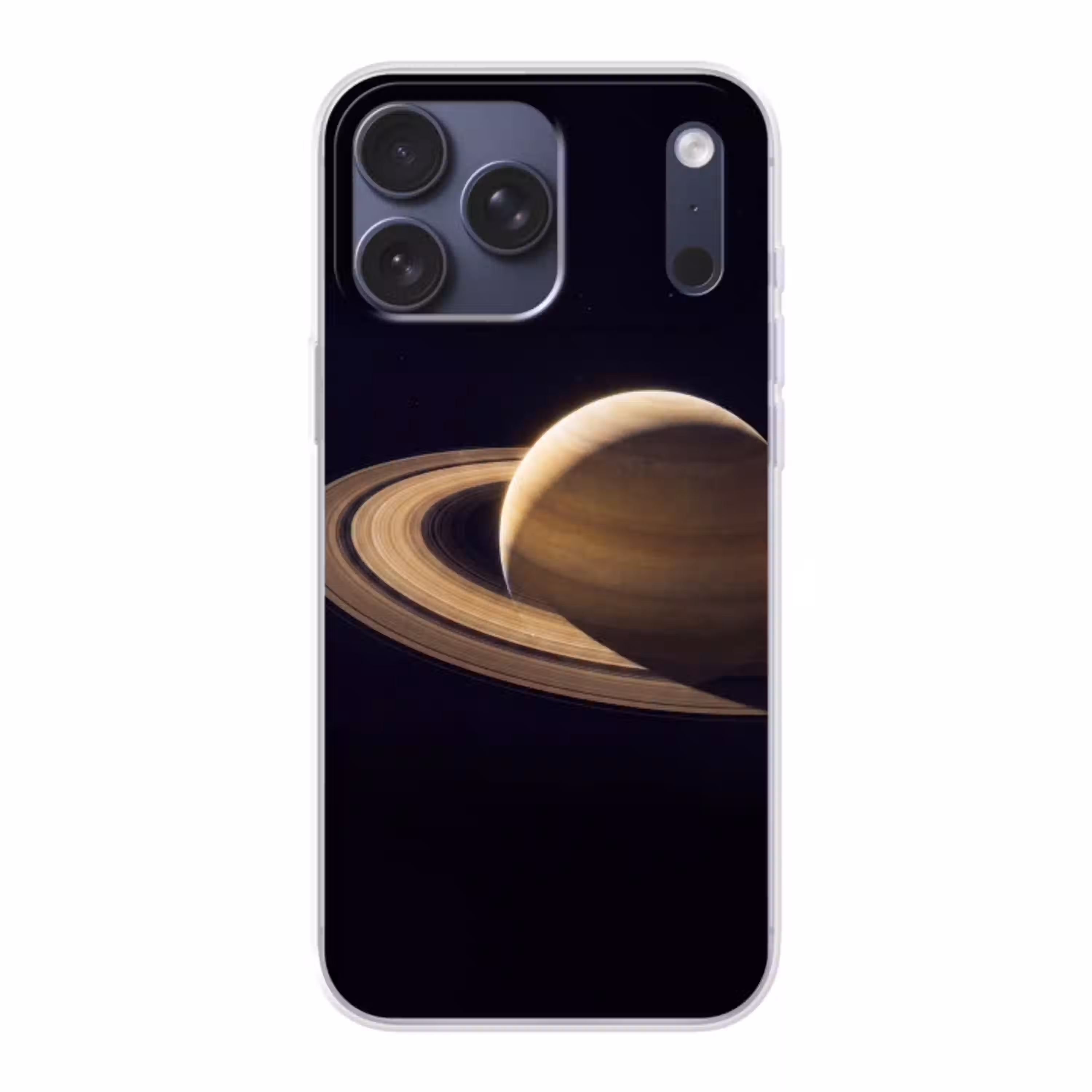Planeet - Ringen - Ruimte Telefoonhoesje iPhone 17 Pro Max klein -3d
