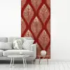 Bladeren - Rood - Elegant fotobehang vinyl groot -woonkamer