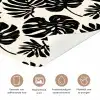 Modern - Monstera - Zwart deurposter klein 289 -closeup_NL
