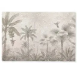 Jungle - Banenboom - Kolibrie - Beige Deurmat klein -zkaufland3d