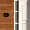Zwart panterprint - Klassiek Naambord Rechthoek middel -sfeer3-rechthoek-S