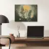Bloemen - Bladeren - Zon - Groen PET vilt klein -sfeer5