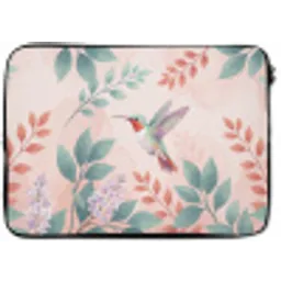Kolibrie - Vliegen - Natuur - Illustratie - Kleurrijk laptophoes neopreen klein -zkaufland3dotto