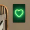 Neon - Groen - Licht canvas 2cm klein -sfeer3