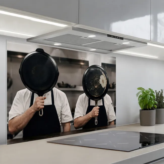 Paraschizzi cucina - Cuochi - Padelle - Cucina