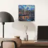 Grachten Amsterdam - Huizen - Stad - Kleurrijk plexiglas 5mm klein -sfeer6