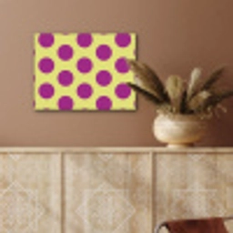 Dots - Klassiek - Geel PET vilt klein 837 -sfeer4