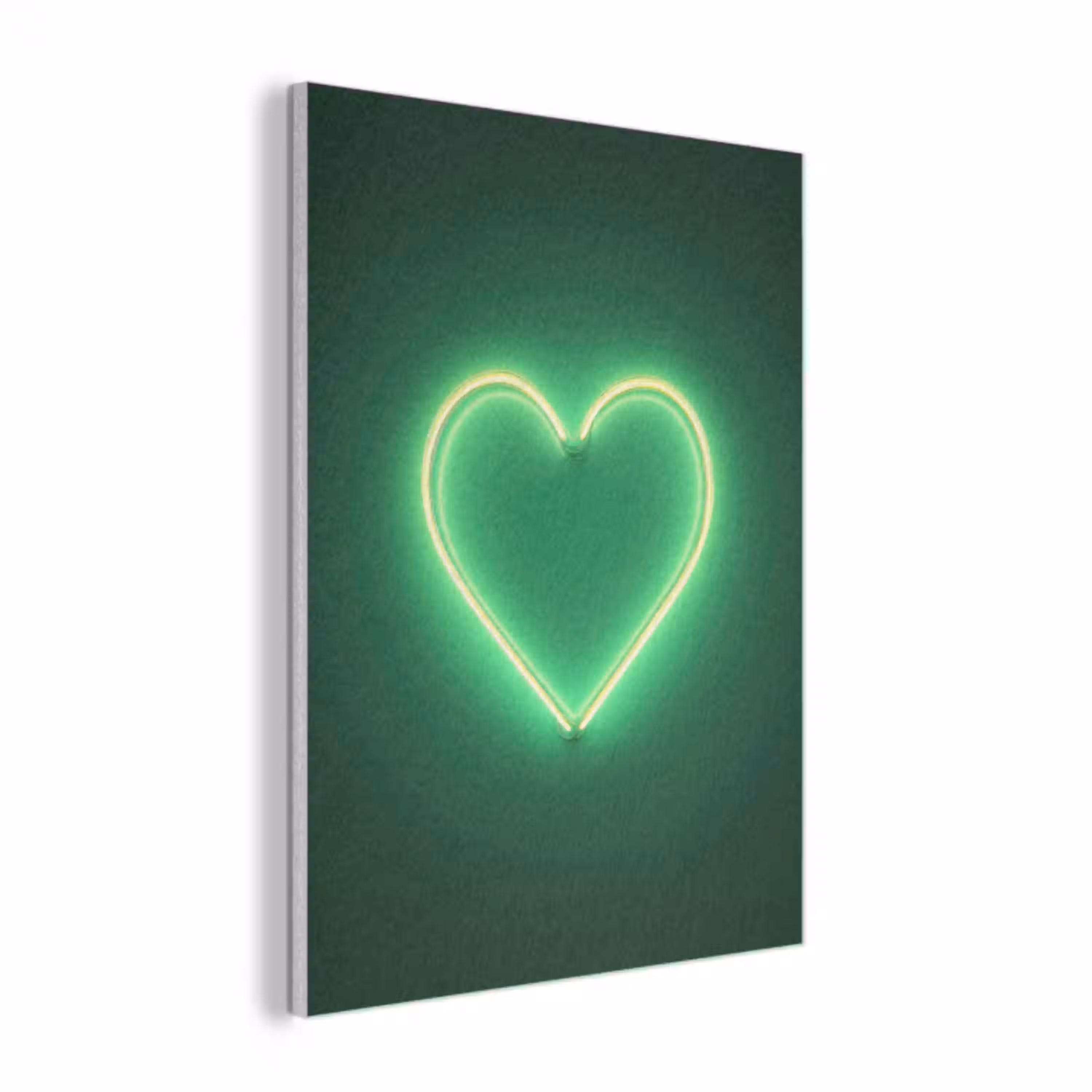 Neon - Groen - Licht PET vilt klein -3d
