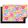 Hart - Neon - Patroon - Kleur Inductie beschermer vinyl 3mm klein 276 -3d