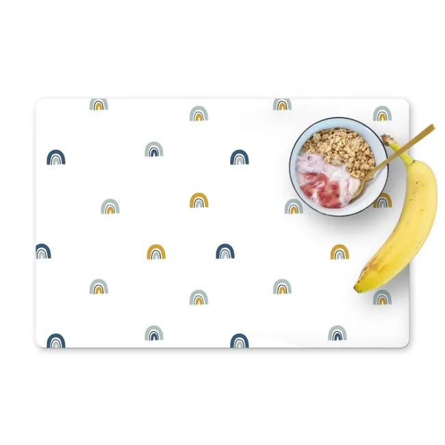 Geordende Regenboogdiversiteit Placemat vinyl groot -zzzproduct_Kitchenyeah-website