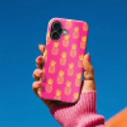 Ananas - Trendy - Roze Toughcase MagSafe Apple iPhone 17 klein 1017 -Sfeer1V