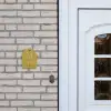 Okergeel - Klassiek Naambord Huisje klein -sfeer1