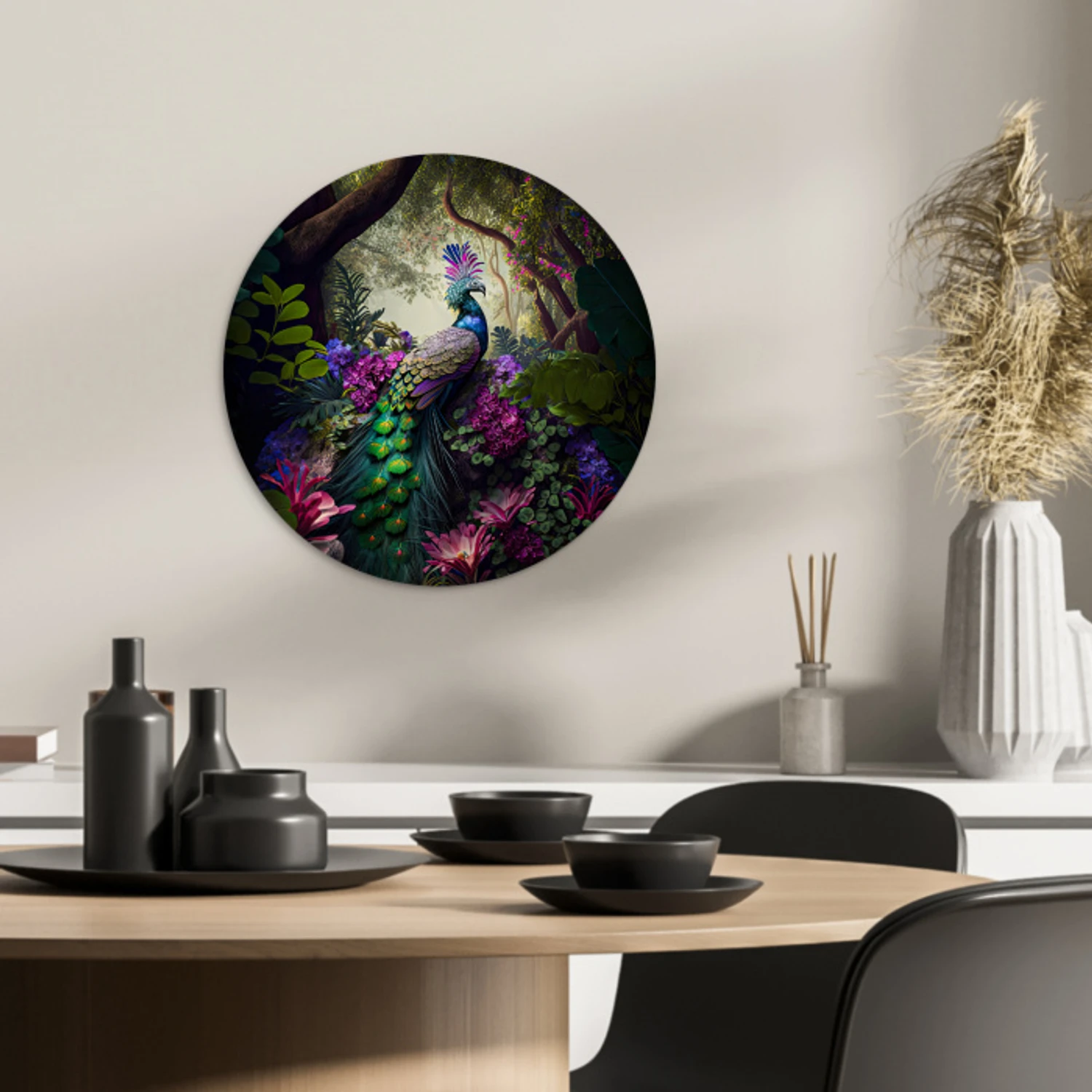 Jungle Schoonheid KitchenYeah - Keuken - Wandcirkel Forex klein -sfeer2